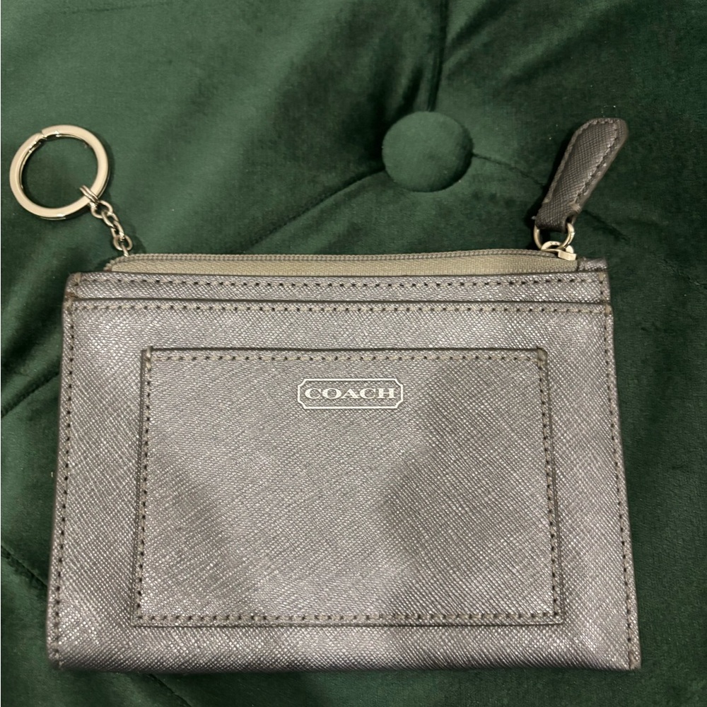 Coach Shimmering Silver Wallet